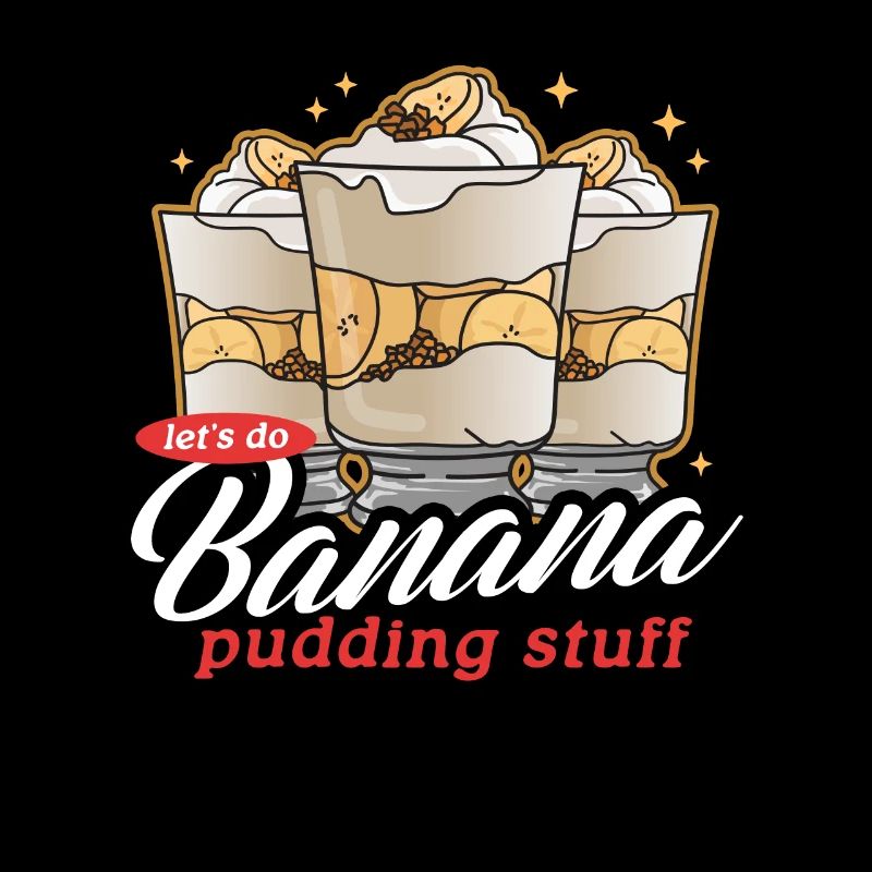 Bananenpudding Bananen-Pudding Geschenk