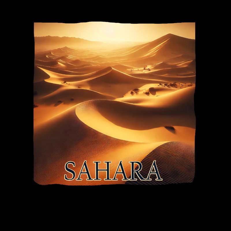 Sahara Désert Sable Dunes Coucher de soleil Paysage