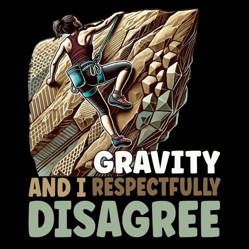 Gravity and I disagree - Climbin Free Climbing Bou