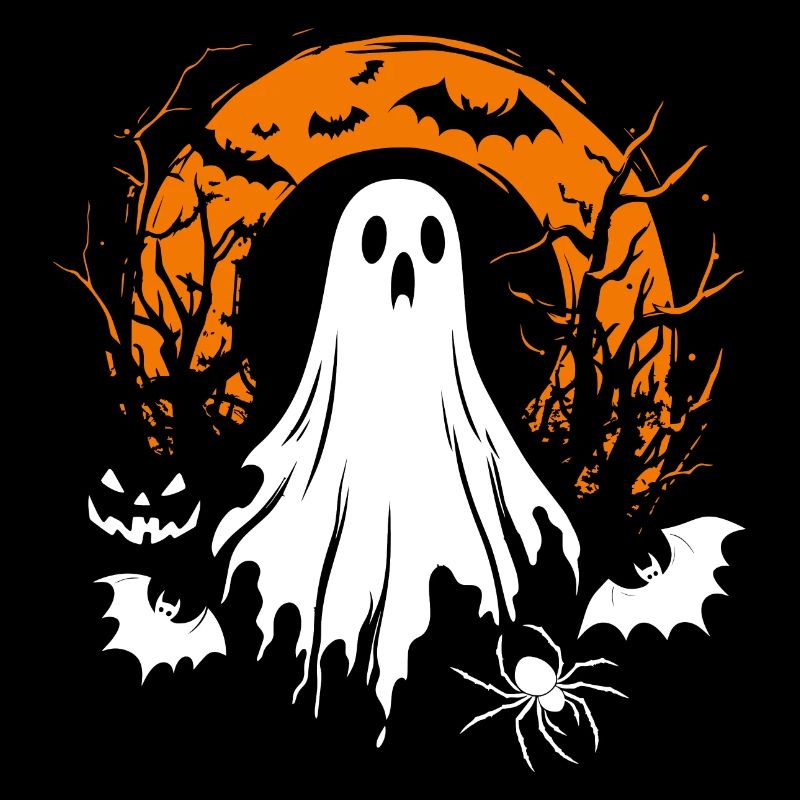 Happy Halloween Ghost Costume - Spooky