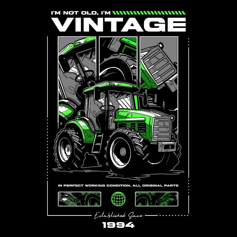 Oldtimer Traktor Bauer Geburtstag Jahrgang 1994