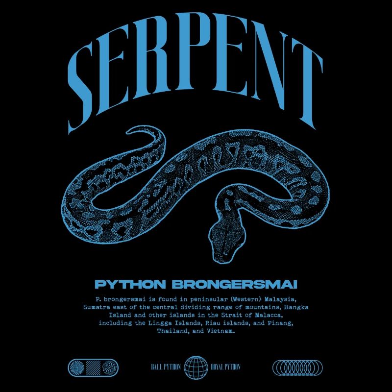 python de sang moderne reptile keeper streetwear
