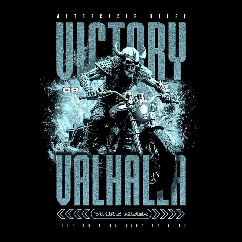 Motorrad Nordische Wikinger Sieg Oder Walhalla