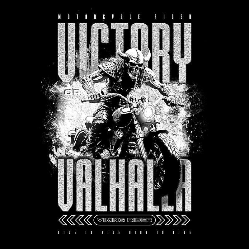 Motorrad Nordische Wikinger Sieg Oder Walhalla