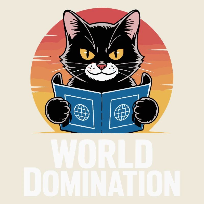 Domination mondiale – un chat avec de grands projets