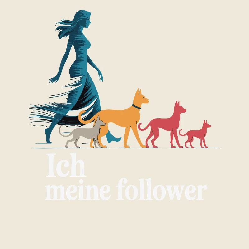 Moi et mes abonnés – Dog Humor Design