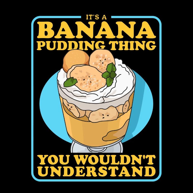 Bananenpudding Bananen-Pudding Geschenke