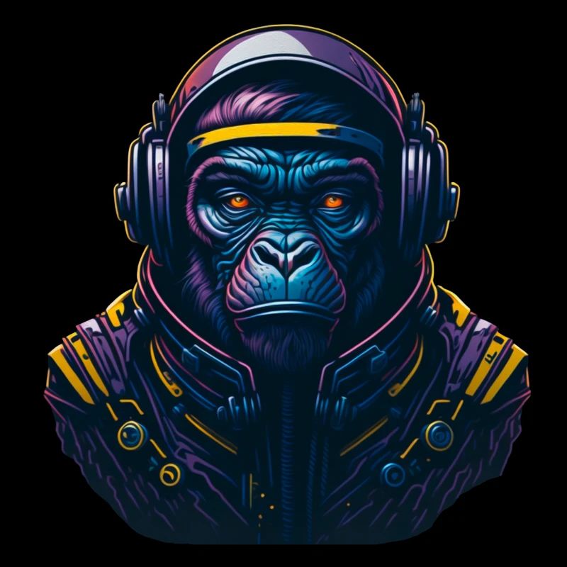 Gorilla Astronaut Affe