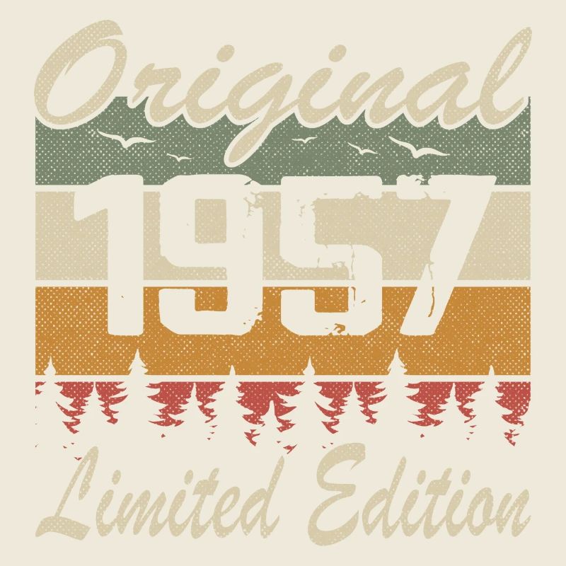 Vintage-Geburtstag Original-Geschenkidee 1957