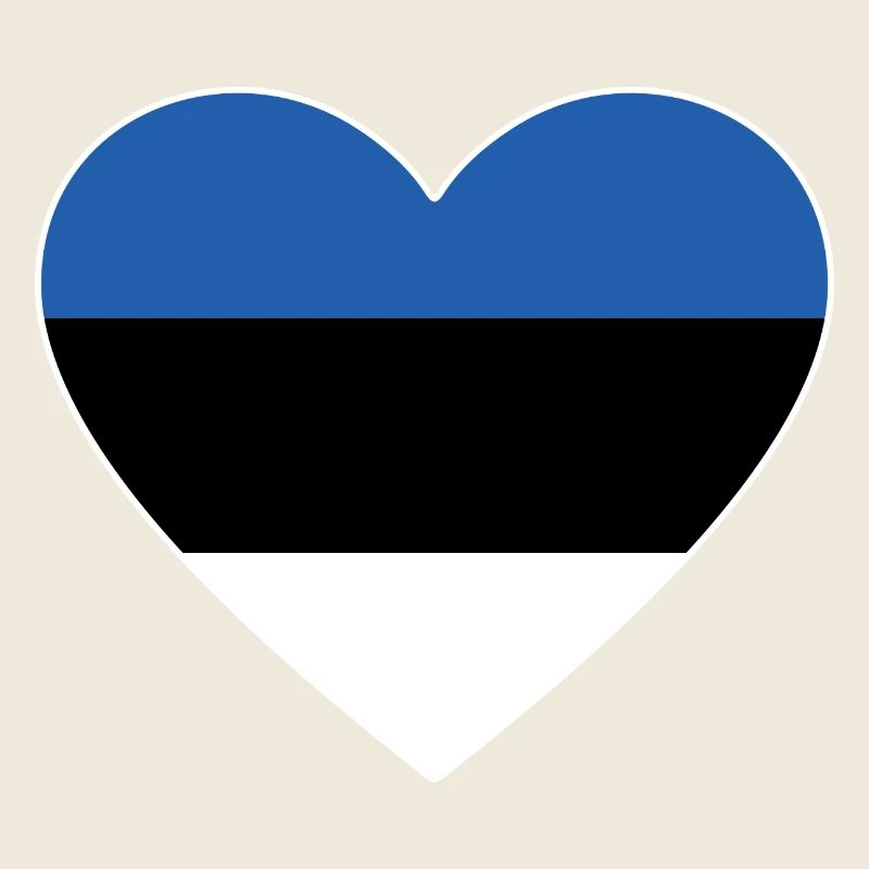 Estonia Flag Heart