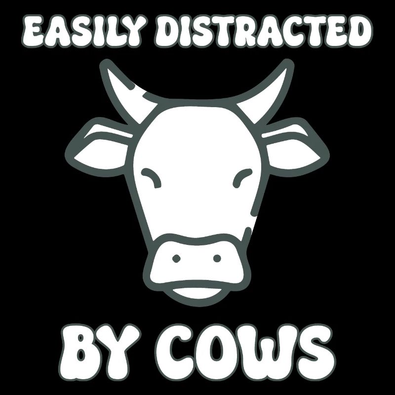 Easily distracted by cows