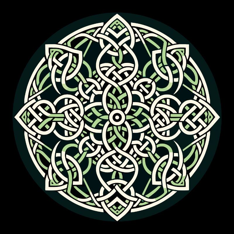 Entrelacs celtiques éternels Mandala Art 2