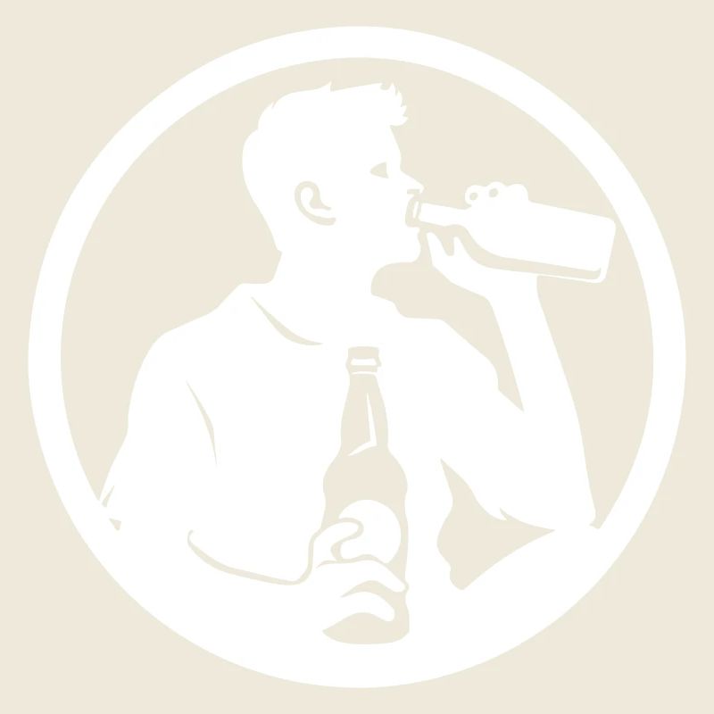 Silhouette Drinking