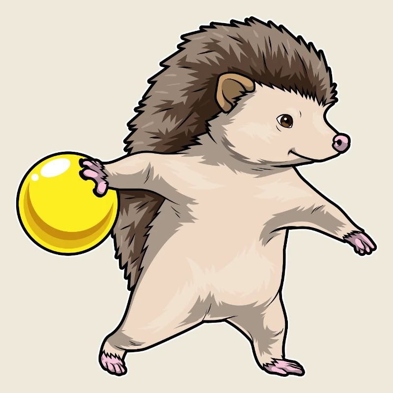 Hérisson Bowling Boule de bowling