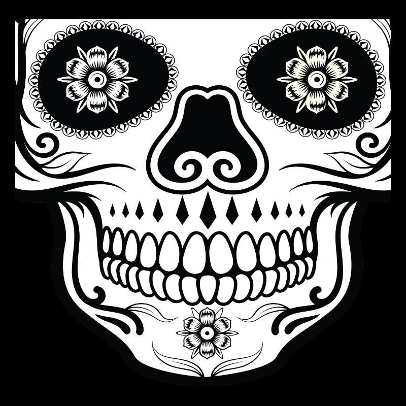 Crâne de mort mexicain Protection buccale