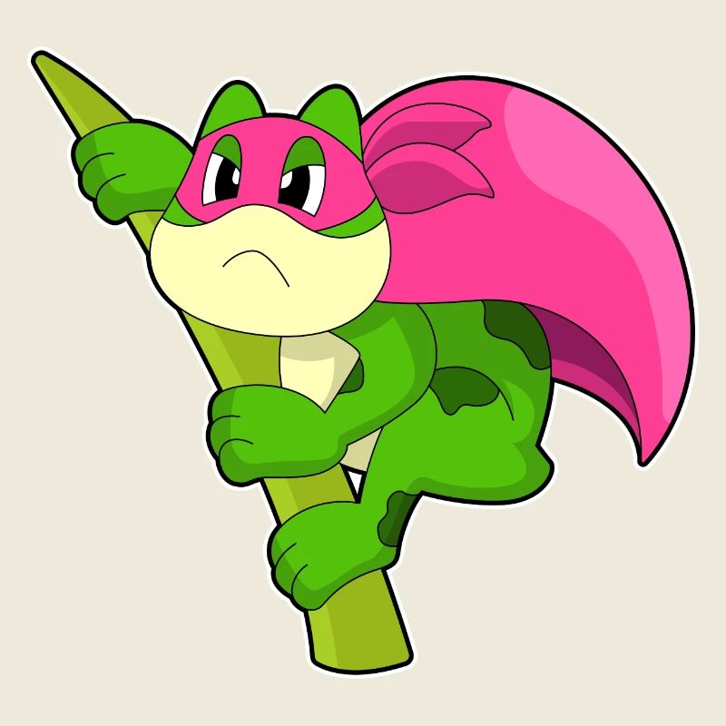 Costume de héros grenouille