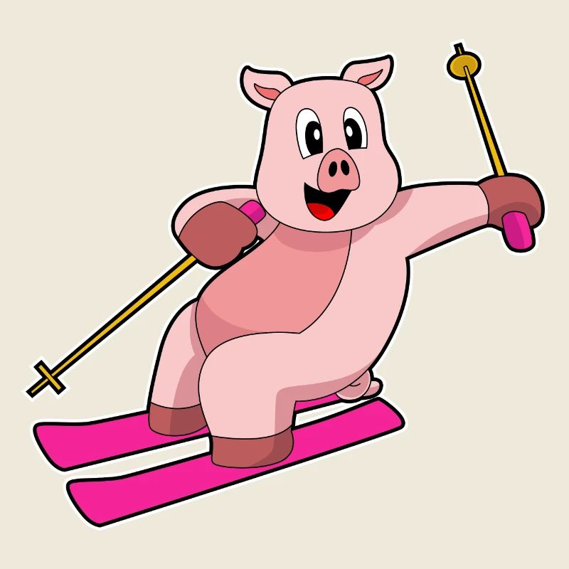 Pig Skier Ski