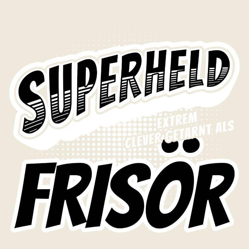 Superheld, clever getarnt als Frisör