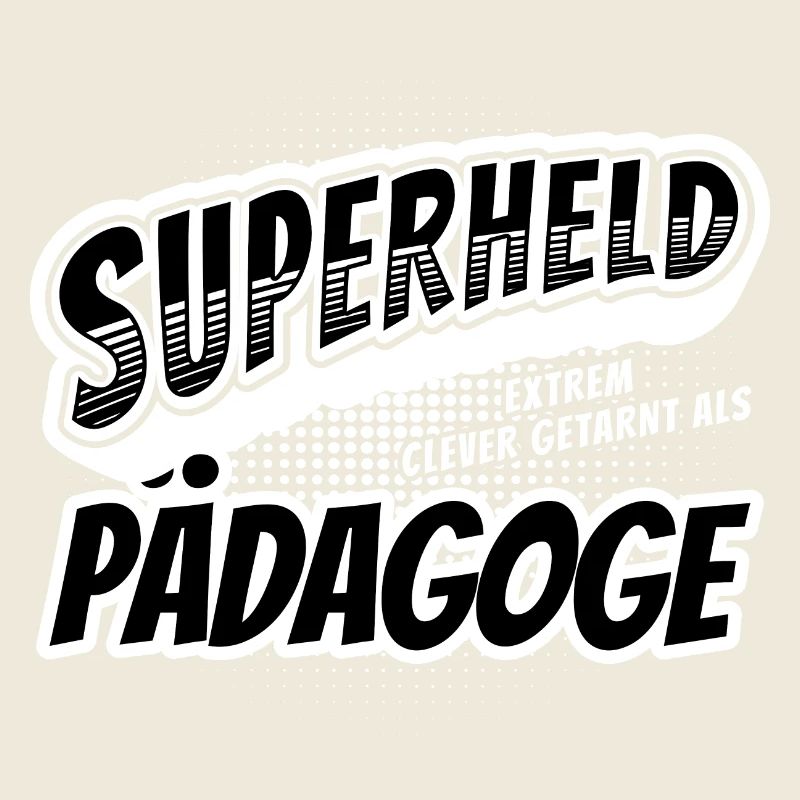 Superheld, clever getarnt als Pädagoge