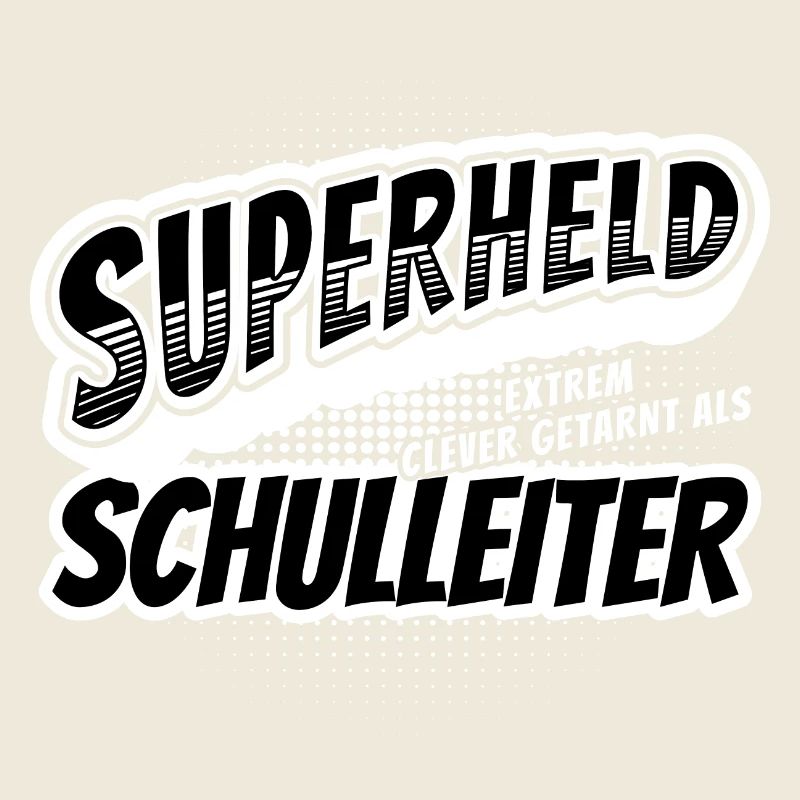 Superheld, clever getarnt als Schulleiter