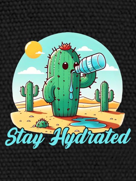 Cactus Restez hydraté