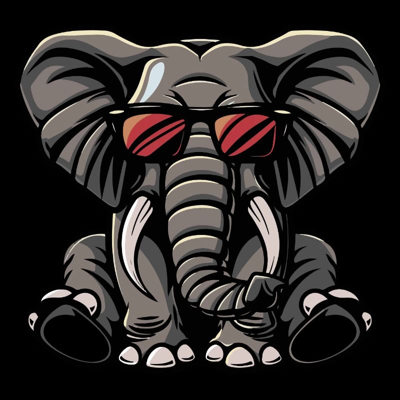 Éléphant Cool Animal