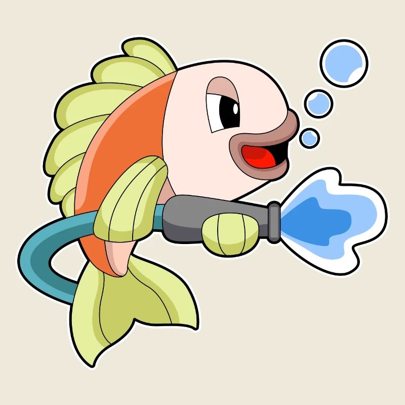 Fish Firefighter Fire Extinguisher