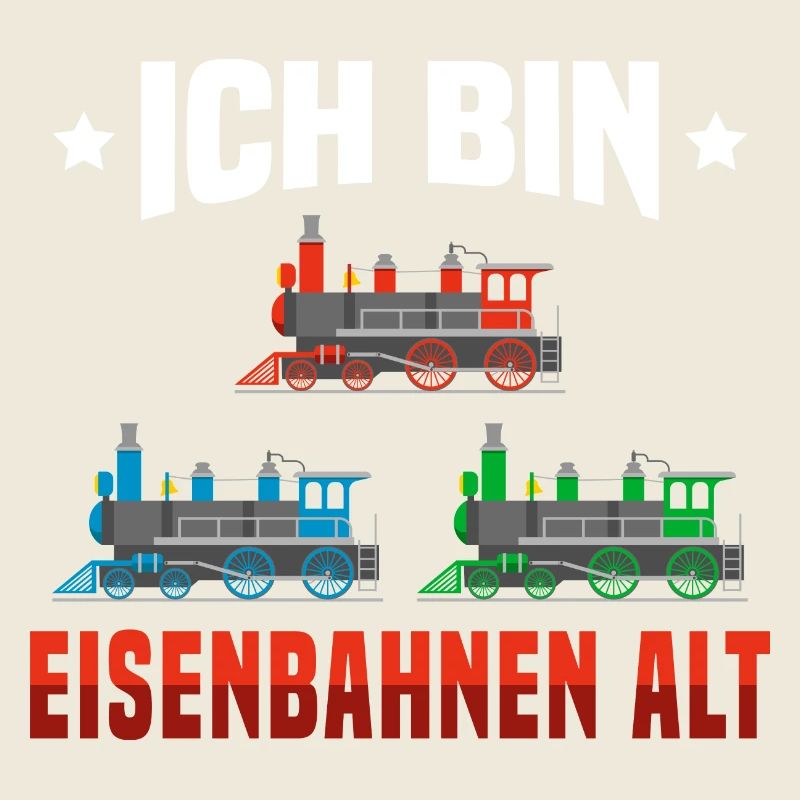 Dampfzug Lokomotive 3 Geburtstag Eisenbahn