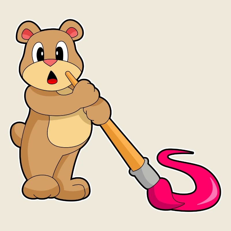 Bear Paint Brush