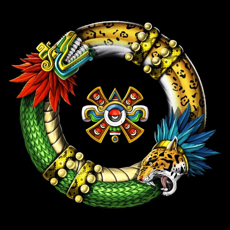 Jaguar aztèque de Quetzalcoatl