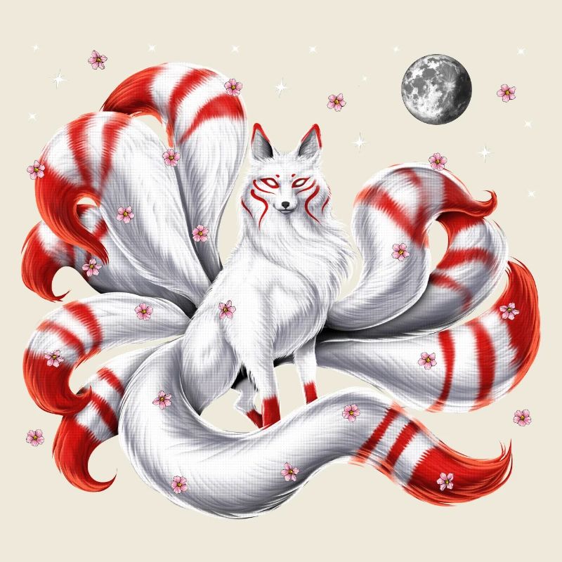 Renard Kitsune japonais