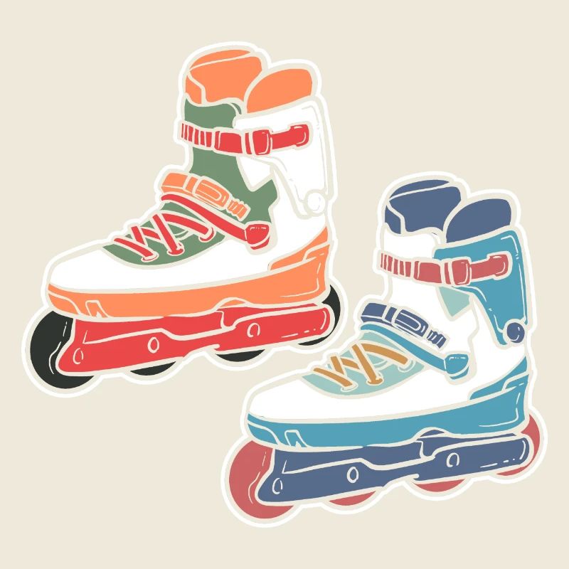 Rollschuhlaufen Rollschuhe Inline-Skates