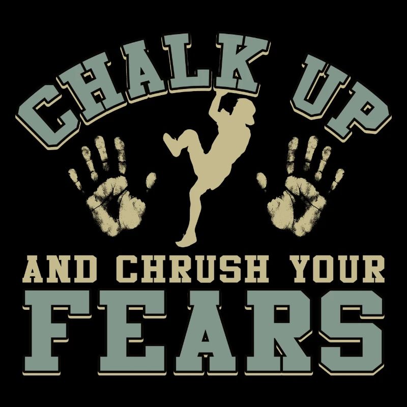 Kreide Und Zerquetsche Deine Ängste Beim Bouldern