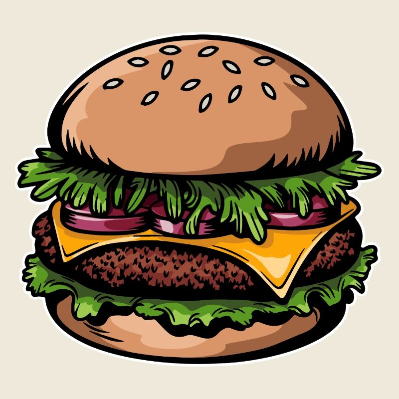 Burger - Fast Food - lecker