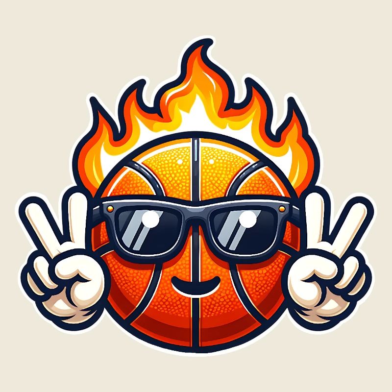 Basketball Flames Ball Fire