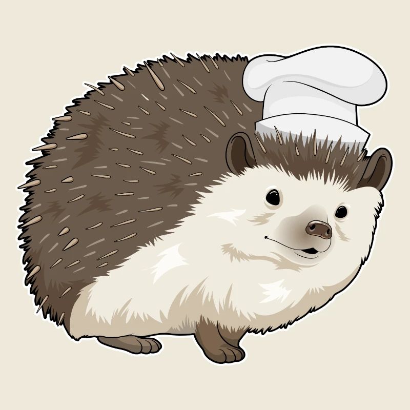 Hedgehog Chef's Hat