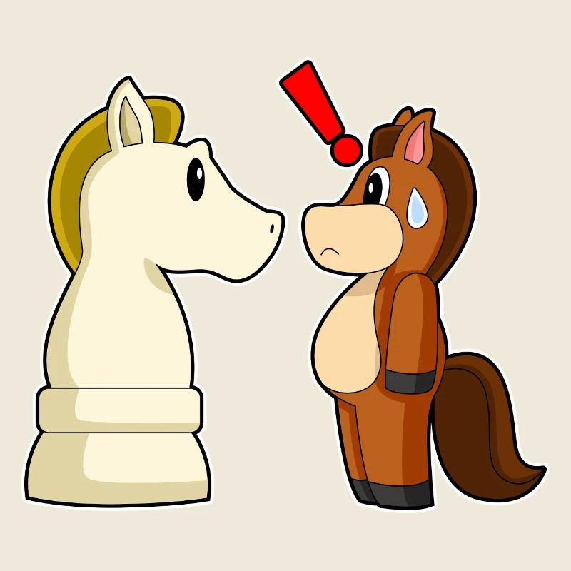 Pièce d’échecs Chevalier Cheval d’échecs