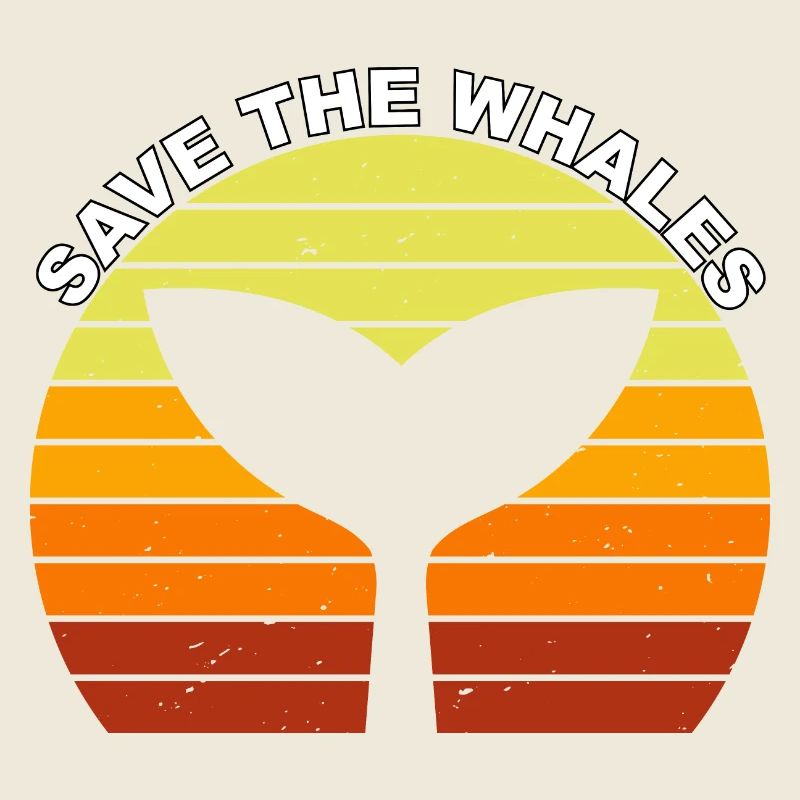 Save the Whales Ocean Orca Blue Whale Humpback Whale