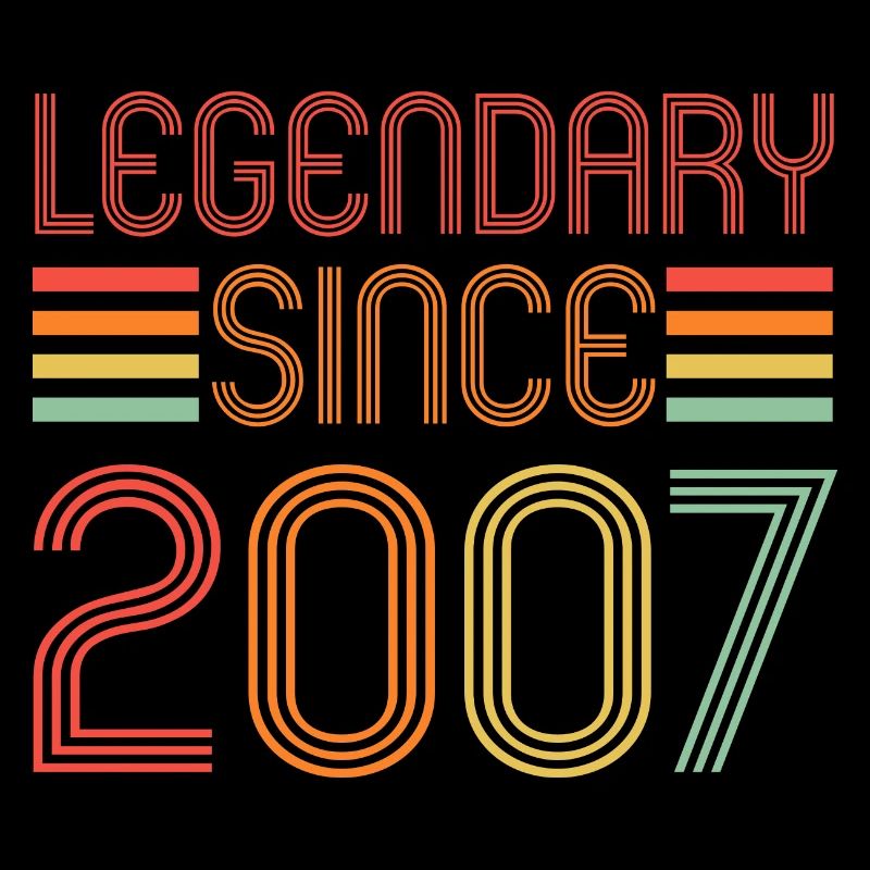 Legendär seit 2007, Retro, Geburtstag