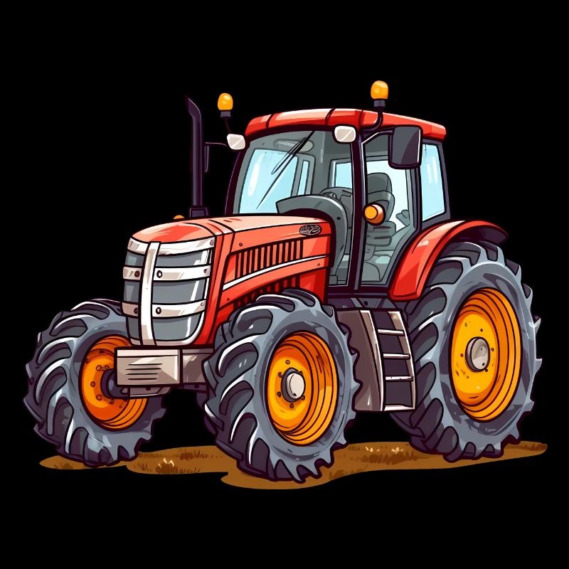 cartoon Traktor