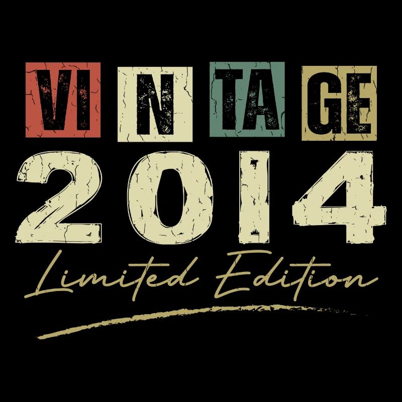 Vintage 2014 Original 2014 Anniversary Gift