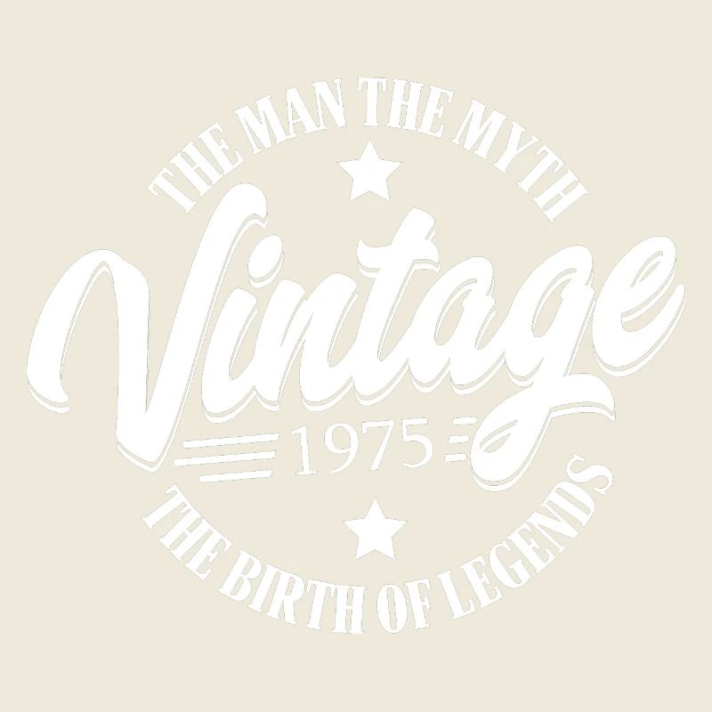 Geburtstag Mann Vintage 1975 Geburt Legenden