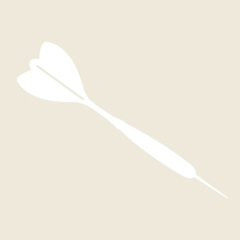 Flèche fléchette blanche