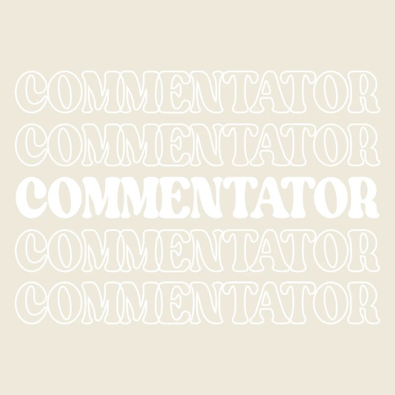 Commentateur Animateur Annonceur Diffuseur