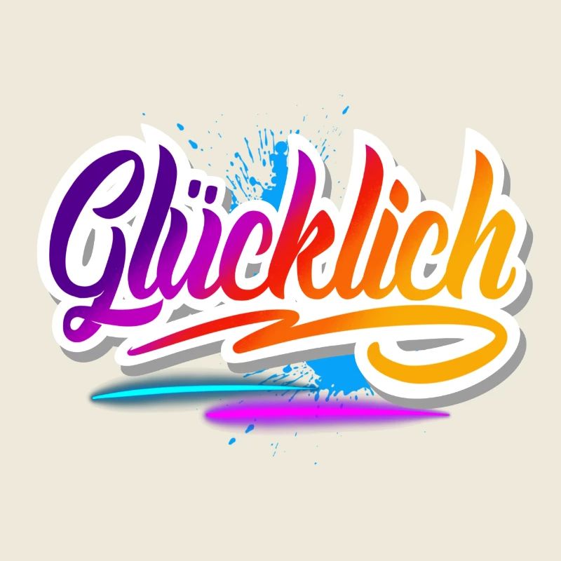 Glücklich