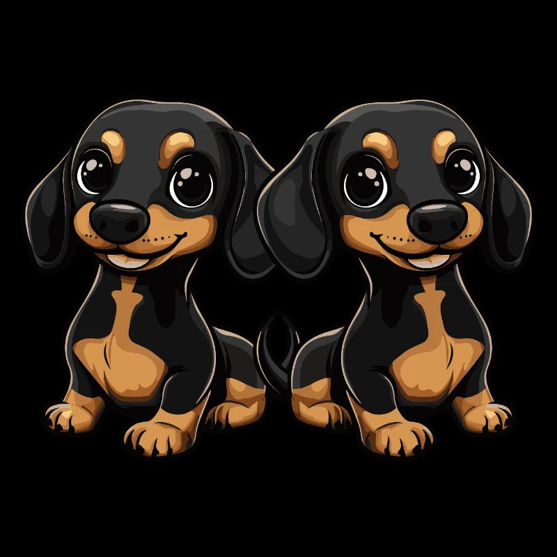 Dackel DachsHund Comic