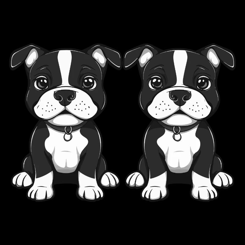 Pit Terrier Dog Comic