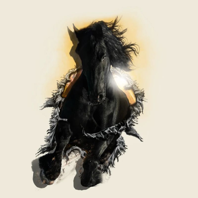 3D Pferd