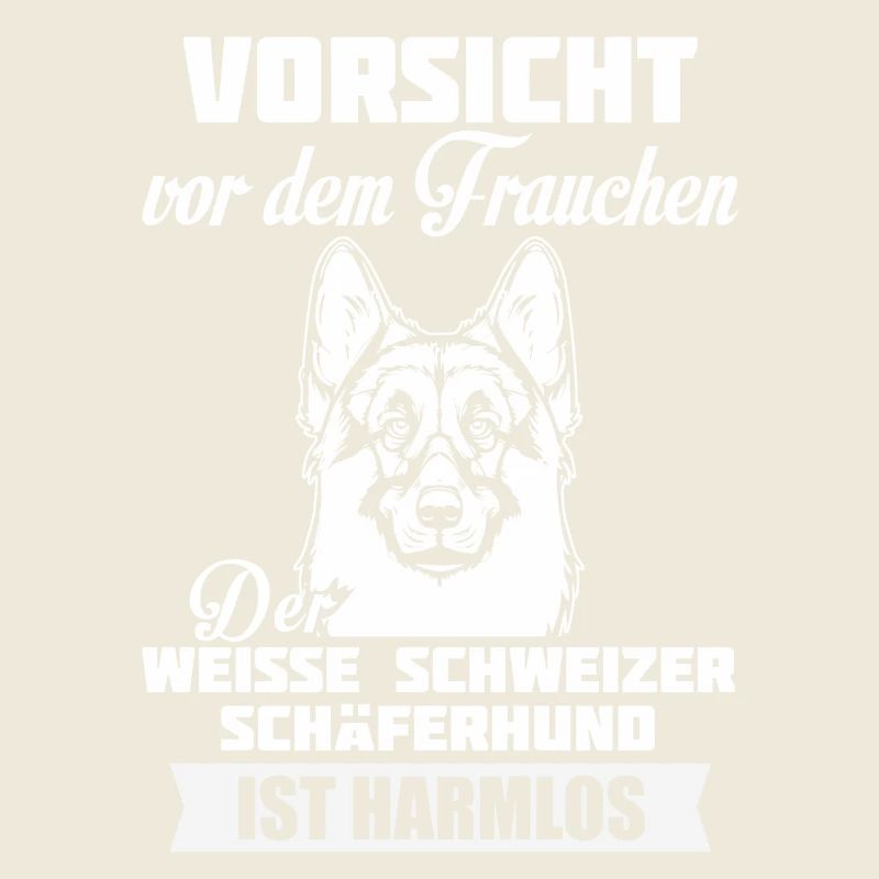 Weisser Schweizer Schäferhund - Vorsicht