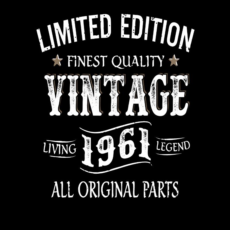 Limited Edition Made In 1961 Vintage Original